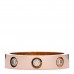 18K Pink Gold 8 Diamond 4mm LOVE Wedding Band Ring 48 4.5