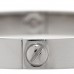 18K White Gold LOVE Bracelet 16