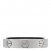 18K White Gold 3.5mm LOVE Wedding Band Ring 50 5.25