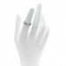 18K White Gold Diamond 4mm LOVE Wedding Paved Band Ring 48 4.5