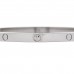 18K White Gold Small LOVE Bracelet 16