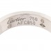 18K White Gold Diamond 4mm LOVE Wedding Paved Band Ring 48 4.5