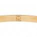 18K Yellow Gold Medium LOVE Bracelet 17