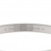 18K White Gold Brushed Finish LOVE Bracelet 18