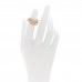 18K White Yellow Pink Gold Diamond Trinity Ring 47 4