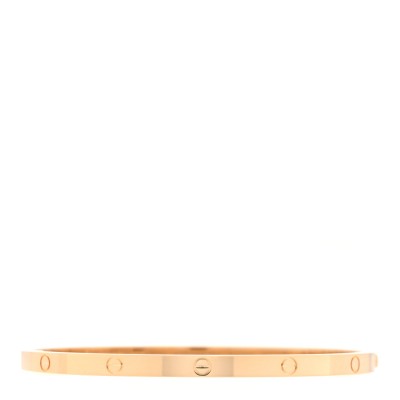 18K Yellow Gold Small LOVE Bracelet 17