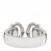 18K White Gold Diamond C De Cartier Ring 50 5.5
