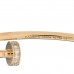18K Pink Gold Diamond Small Juste Un Clou Bracelet 17