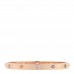 18K Pink Gold Sapphire Garnet Amethyst LOVE Bracelet 18