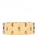 18K Yellow Gold Maillon Panthere 3 Rows Ring 48 4.5