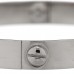 18K White Gold LOVE Bracelet 16