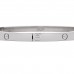 18K White Gold Small LOVE Bracelet 16