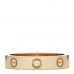 18K Yellow Gold Diamond 4mm LOVE Wedding Band Ring 54 6.75