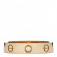 18K Yellow Gold Diamond 4mm LOVE Wedding Band Ring 54 6.75