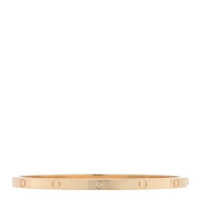 18K Yellow Gold Small LOVE Bracelet 17