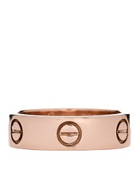 18K Pink Gold 5.5mm LOVE Ring 53 6.5