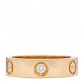 18K Yellow Gold 3 Diamond 5.5mm LOVE Ring 56 7.5