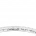 18K White Gold Diamond 2mm Etincelle de Cartier Wedding Band Ring 49 4.75