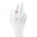 18K Pink Gold Pink Sapphire 5.5mm LOVE Ring 50 5.25