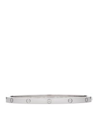 18K White Gold Small LOVE Bracelet 16