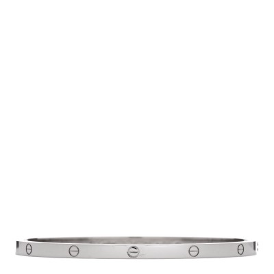18K White Gold Small LOVE Bracelet 18