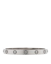 18K White Gold LOVE Bracelet 16