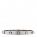 18K White Gold LOVE Bracelet 16