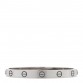 18K White Gold LOVE Bracelet 16