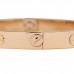 18K Pink Gold 4 Diamond LOVE Bracelet 16