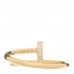 18K Yellow Gold Diamond Small Juste Un Clou Ring 50 5.25