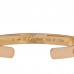 18K Pink Gold LOVE Cuff Bracelet 16