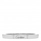 18K White Gold Maillon Panthere Wedding Band Ring 63 10.25