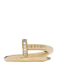18K Yellow Gold Diamond Juste Un Clou Ring 53 6.5