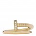 18K Yellow Gold Diamond Juste Un Clou Ring 53 6.5