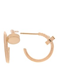 18K Yellow Gold Juste Un Clou Hoop Earrings