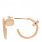 18K Yellow Gold Juste Un Clou Hoop Earrings