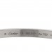 18K White Gold Medium LOVE Bracelet 19