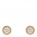 18K Yellow Gold Diamond MM D'Amour Earrings