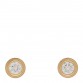 18K Yellow Gold Diamond MM D'Amour Earrings