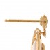 18K Pink Gold Diamond Pink Opal Amulette de Cartier Drop Earrings