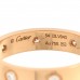 18K Yellow Gold 8 Diamond 4mm LOVE Wedding Band Ring 54 7