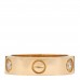 18K Yellow Gold 3 Diamond 5.5mm LOVE Ring 56 7.5