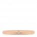 18K Pink Gold Diamond 2.6mm 1895 Wedding Band Ring 54 6.75