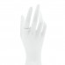 18K White Gold Maillon Panthere Wedding Band Ring 63 10.25