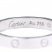 18K White Gold Diamond Ceramic LOVE Ring Set 52 6