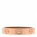18K Pink Gold 3.5mm LOVE Wedding Band Ring 53 6.5