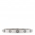 18K White Gold LOVE Bracelet 16