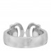 18K White Gold Diamond C De Cartier Ring  50 5.25