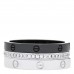 18K White Gold Diamond Ceramic LOVE Ring Set 52 6