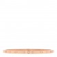 18K Pink Gold 6 Diamond Small LOVE Bracelet 17